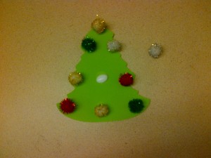 Christmas Tree with Glue