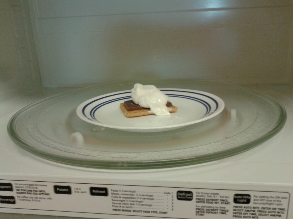 Microwave on HIGH for 10 - 15 seconds.  Perfect!