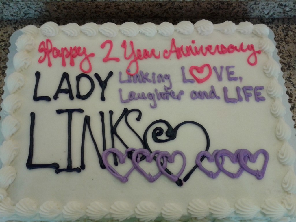 Lady-Links Anniversary Cake