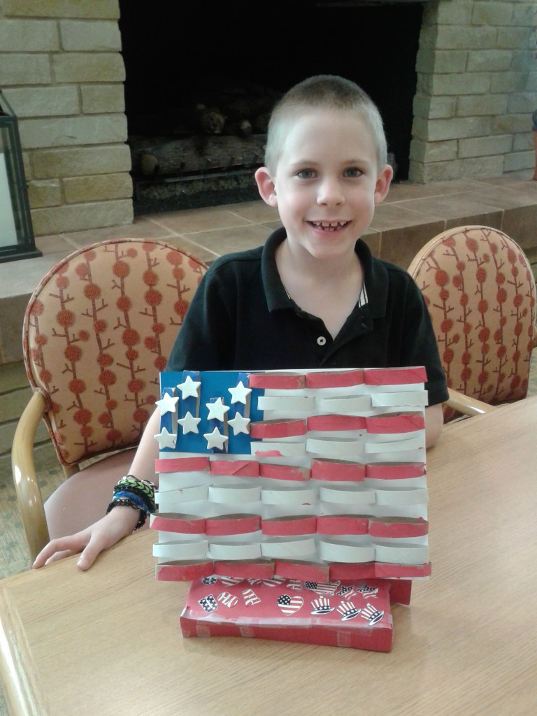 Flag craft with K